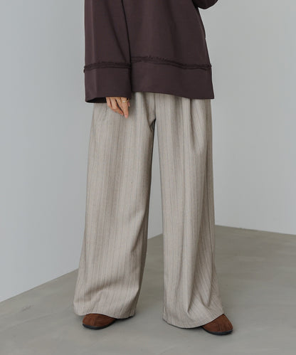 ストライプヘリンボーンパンツ