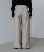 ストライプヘリンボーンパンツ