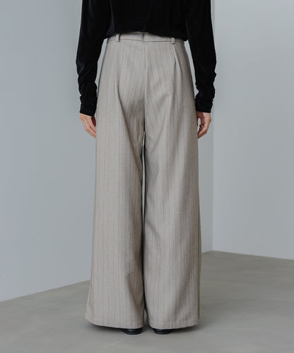 ストライプヘリンボーンパンツ