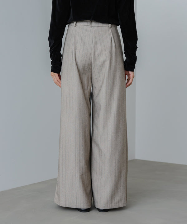 ストライプヘリンボーンパンツ