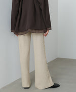 サイドフリンジニットパンツ