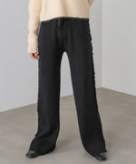 サイドフリンジニットパンツ