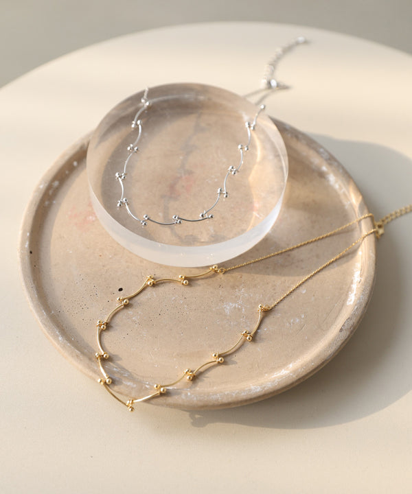 ブランチドットネックレス