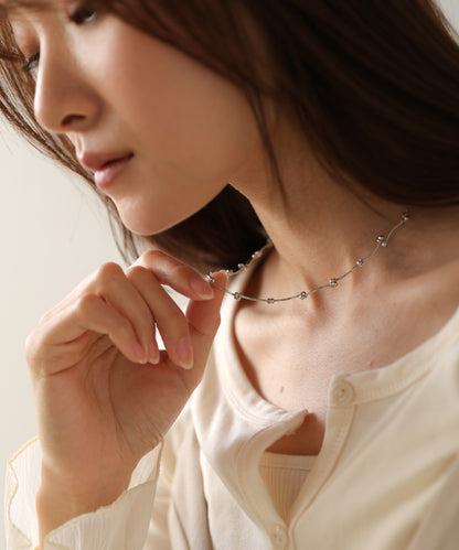 ブランチドットネックレス