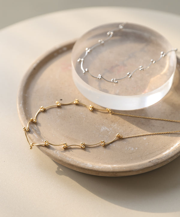 ブランチドットネックレス