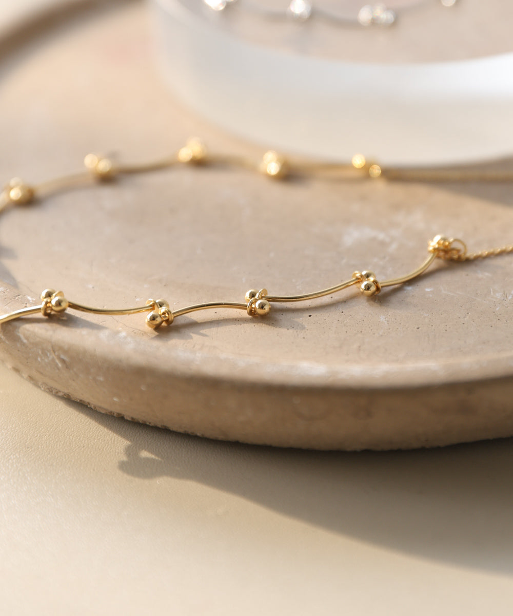 ブランチドットネックレス