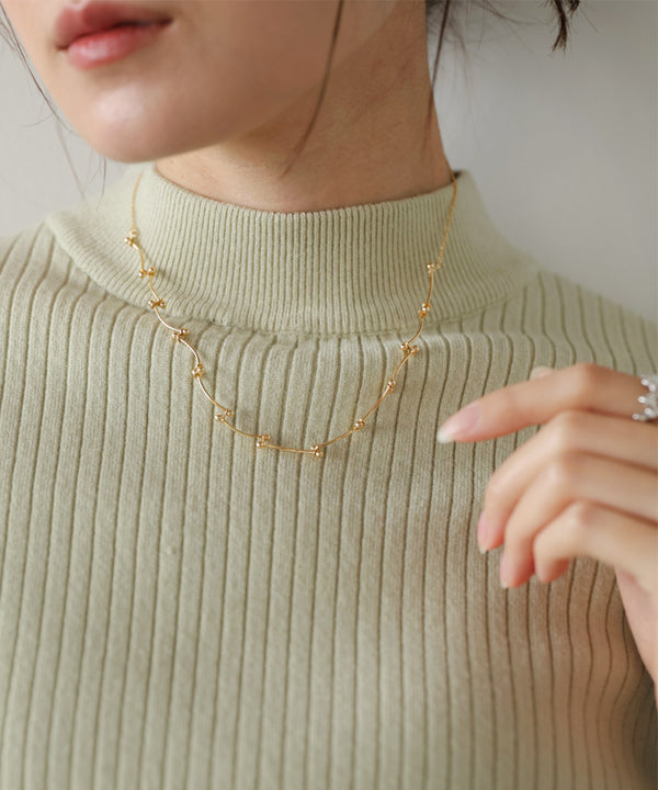 ブランチドットネックレス