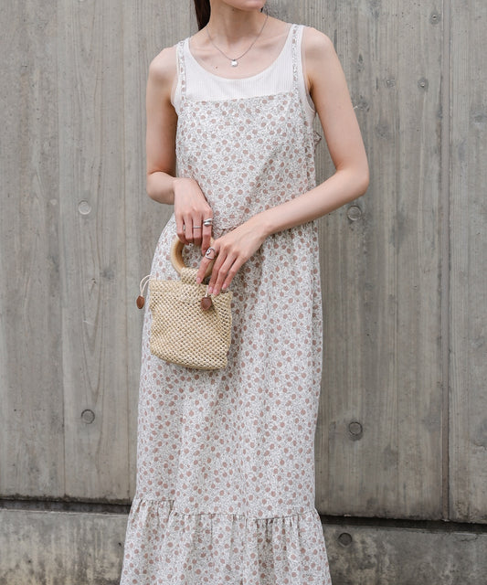 花柄キャミワンピース