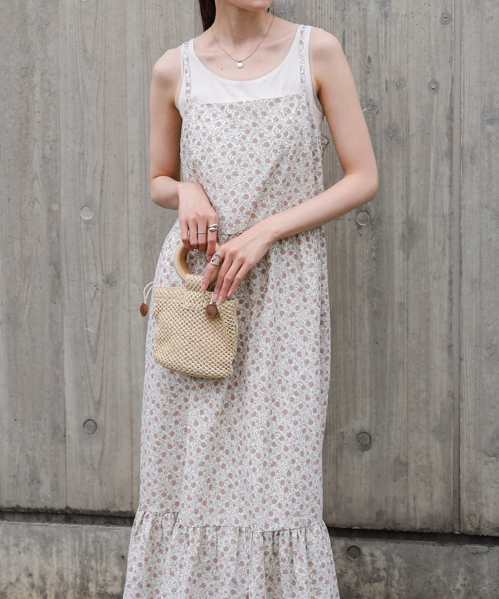 花柄キャミワンピース