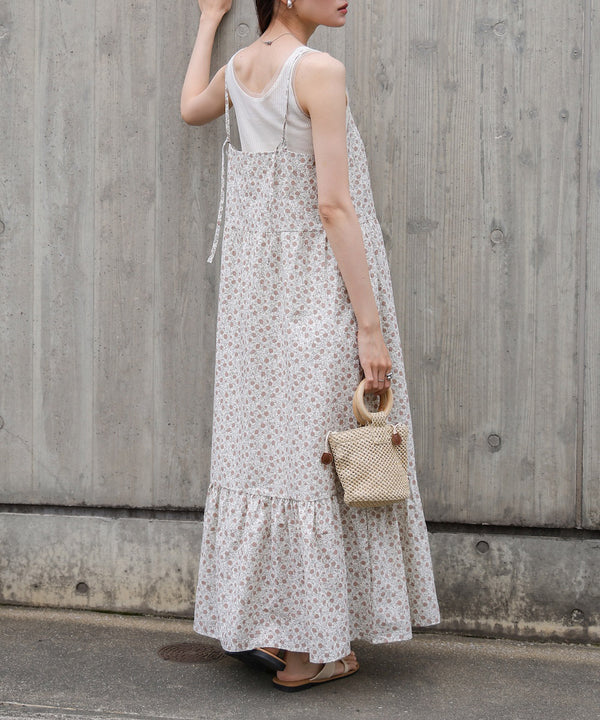 花柄キャミワンピース