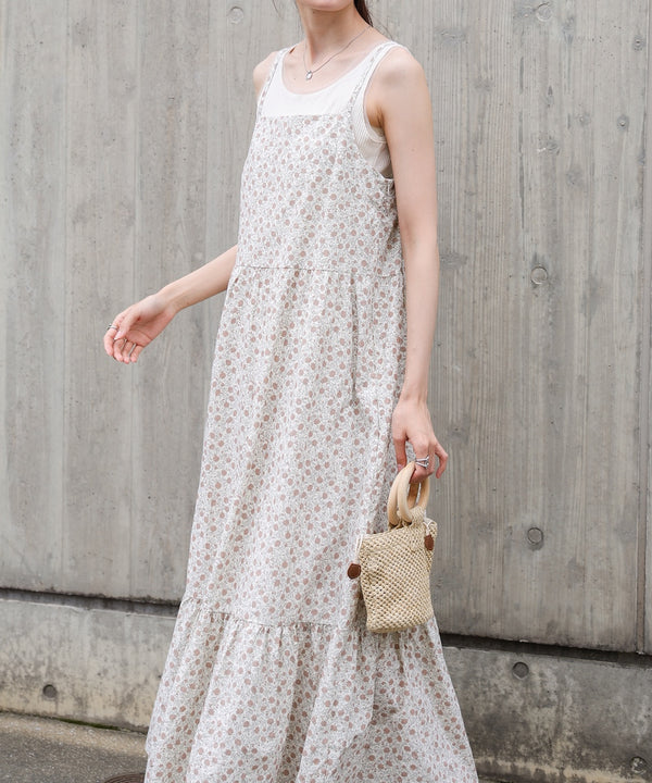 花柄キャミワンピース