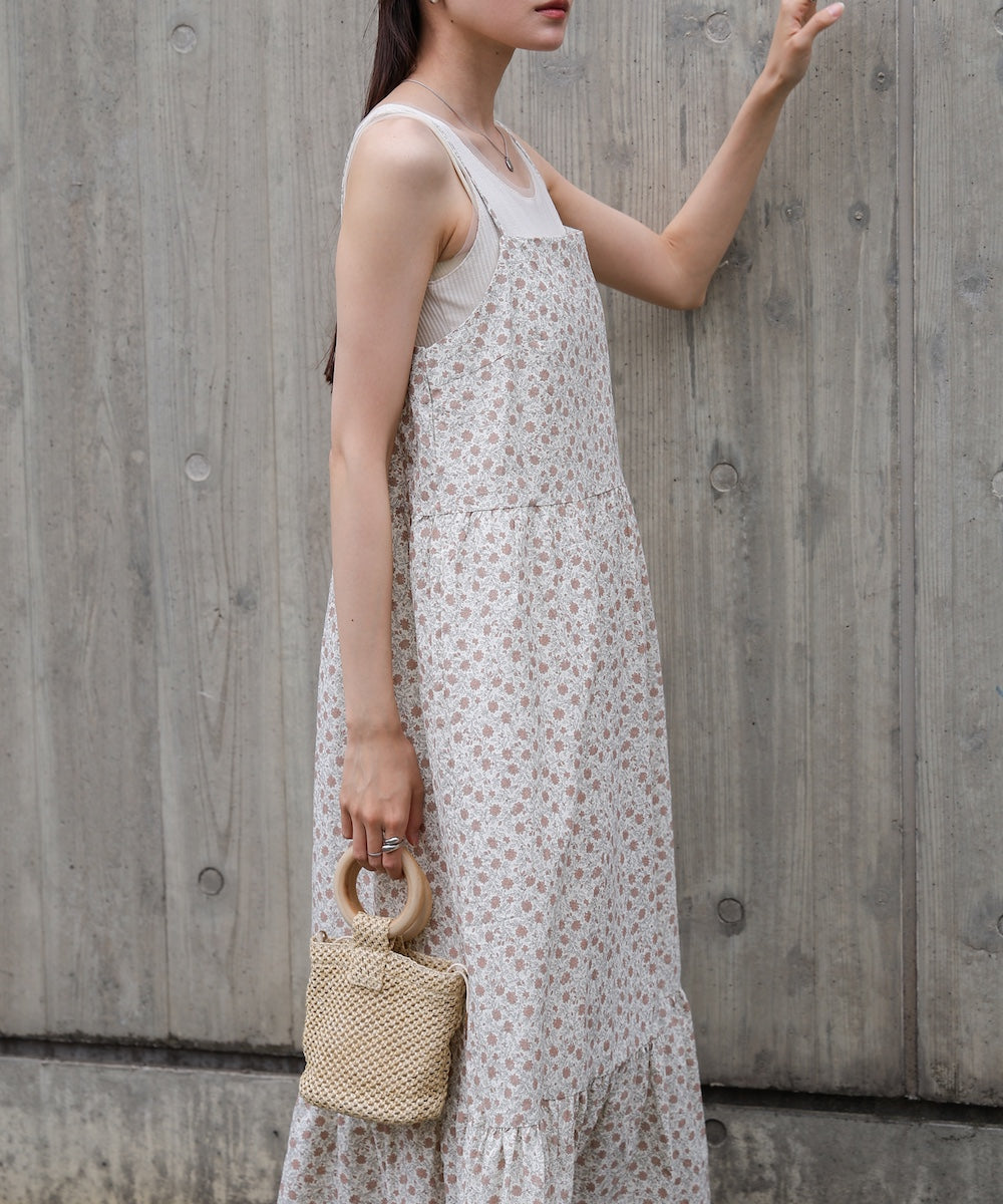 花柄キャミワンピース