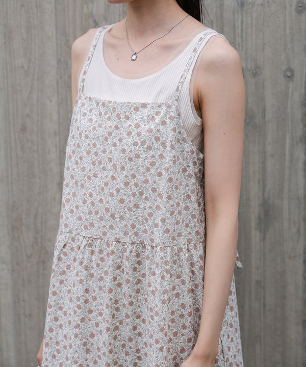 花柄キャミワンピース