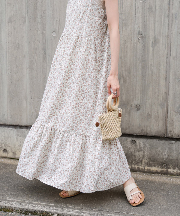 花柄キャミワンピース