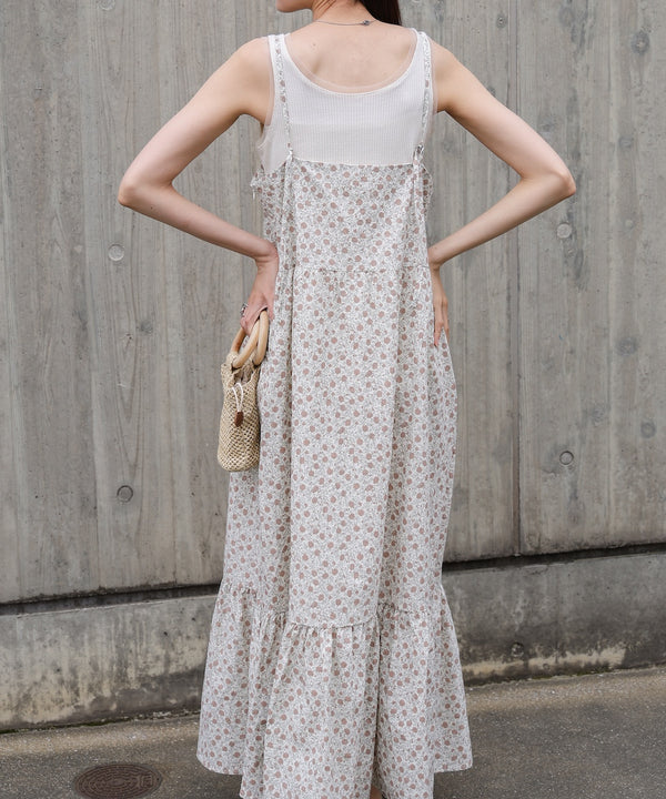 花柄キャミワンピース