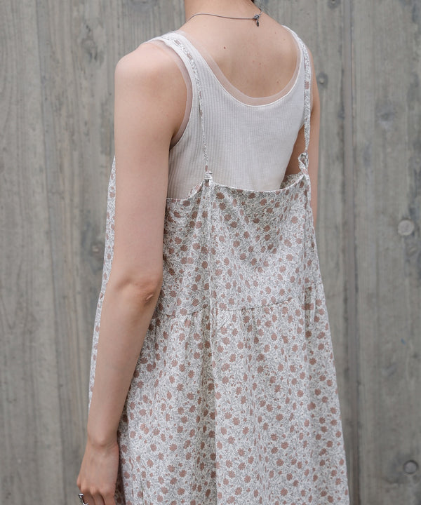 花柄キャミワンピース