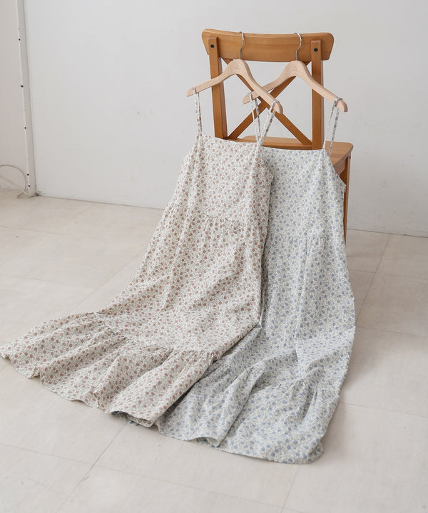 花柄キャミワンピース