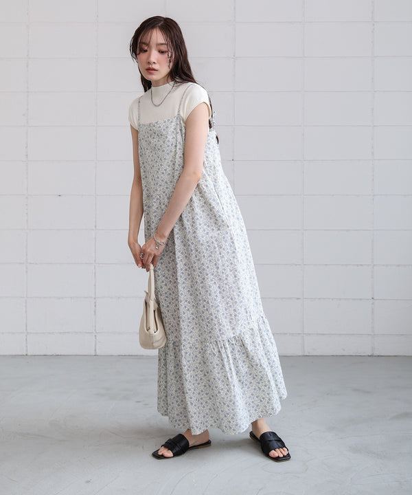 花柄キャミワンピース