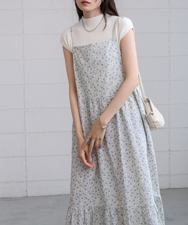 花柄キャミワンピース