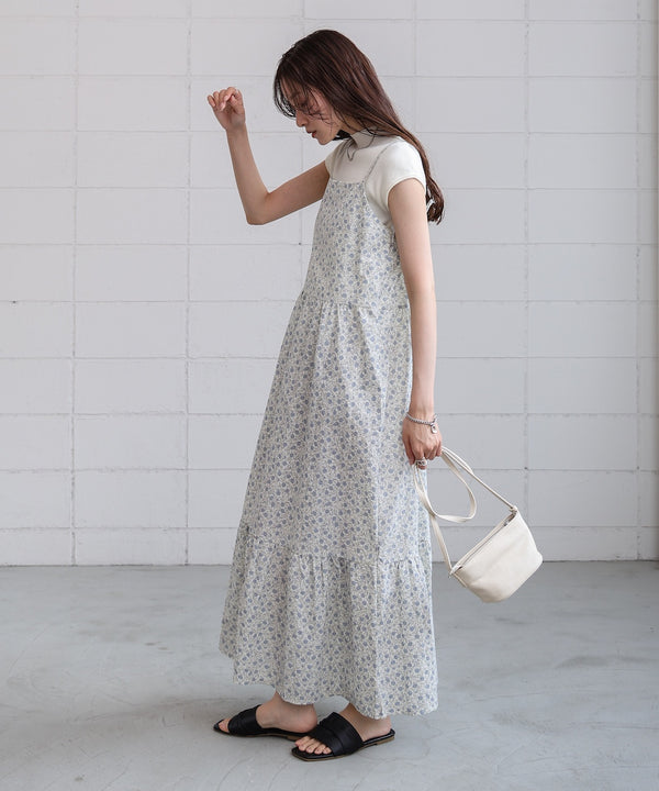 花柄キャミワンピース