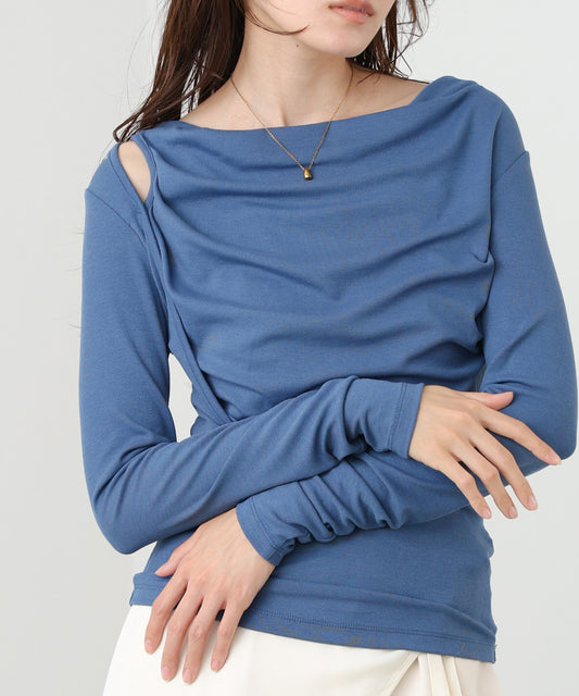 カシュクールレイヤードTOPS