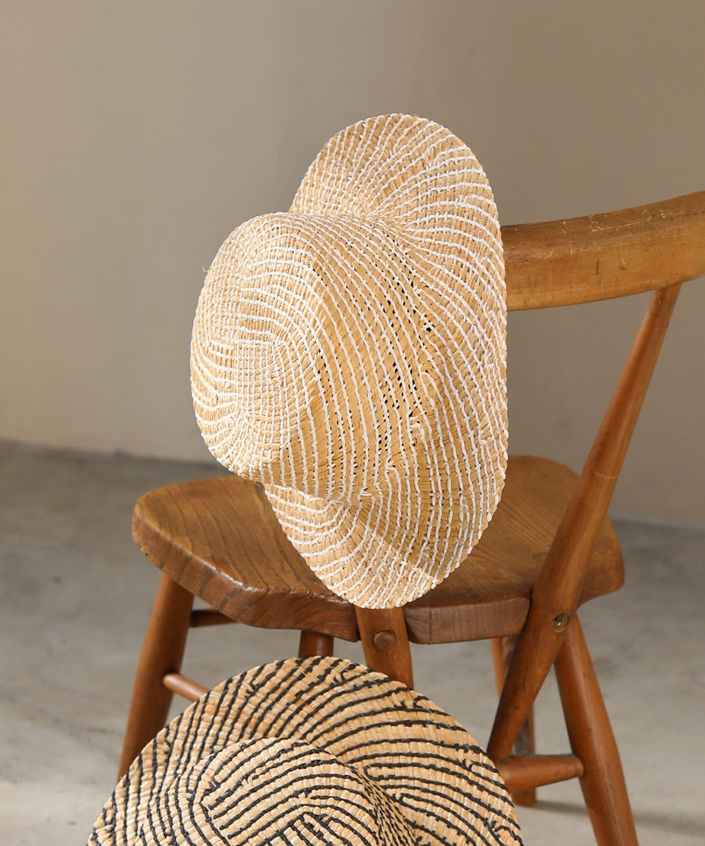 WAVE LINE STRAW HAT