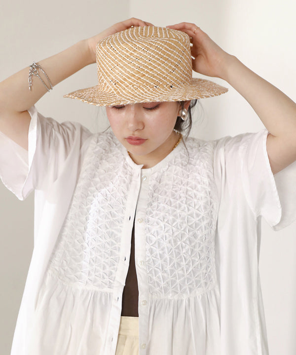 WAVE LINE STRAW HAT