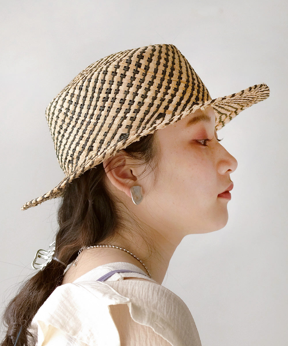 WAVE LINE STRAW HAT