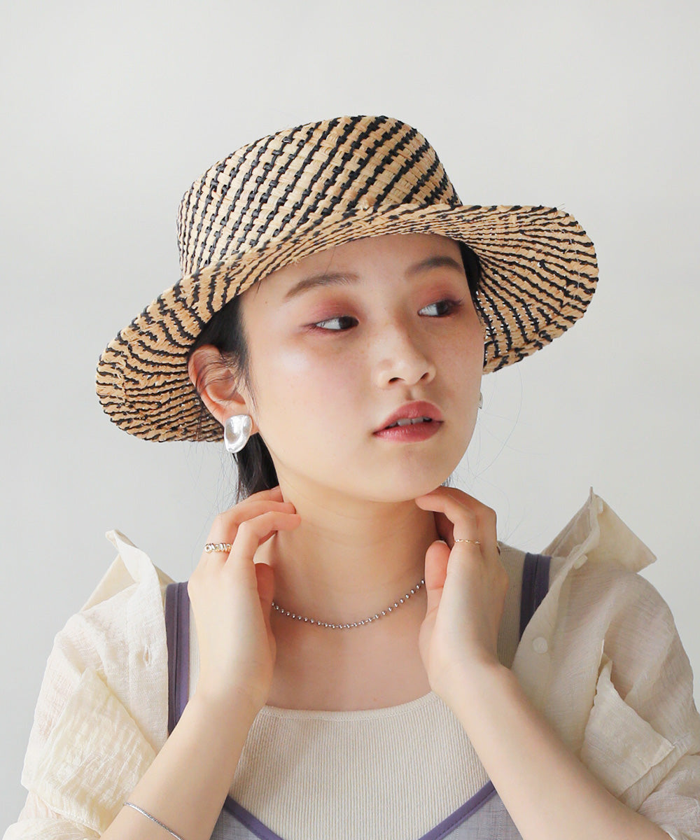WAVE LINE STRAW HAT