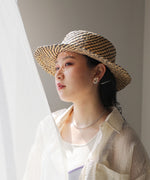 WAVE LINE STRAW HAT
