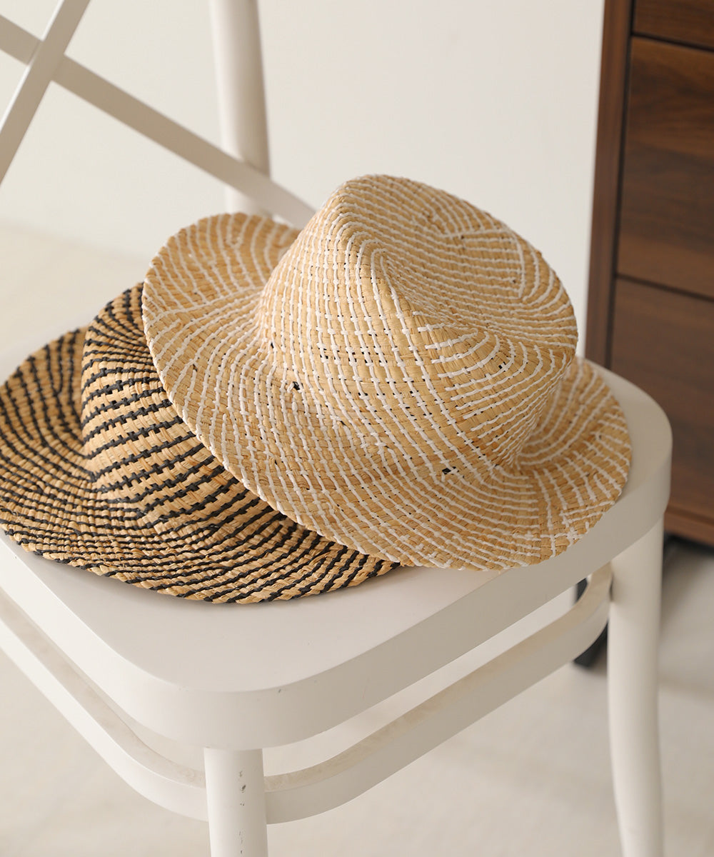 WAVE LINE STRAW HAT