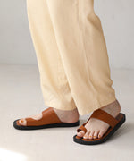 TWO-TUCK SATIN TAPERED PANTS