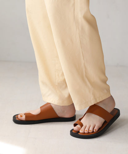 TWO-TUCK SATIN TAPERED PANTS