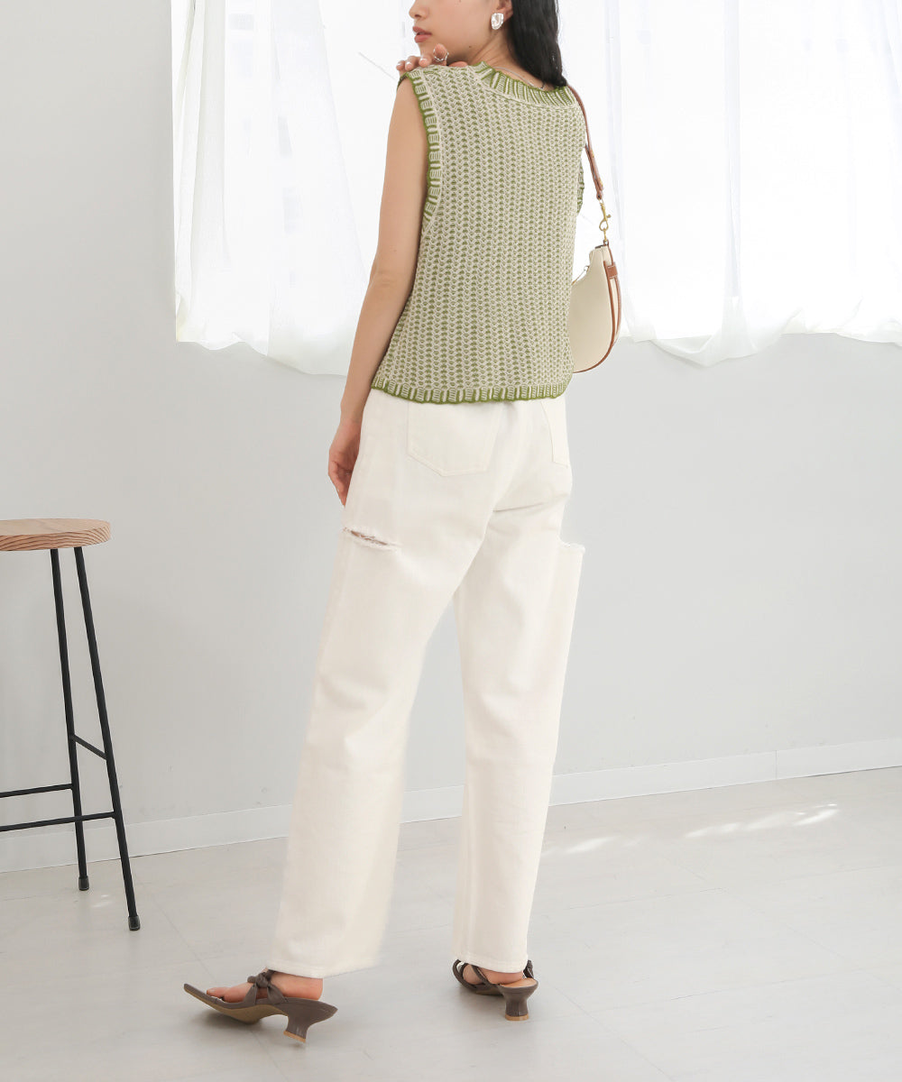 JACQUARD SUMMER TOPS