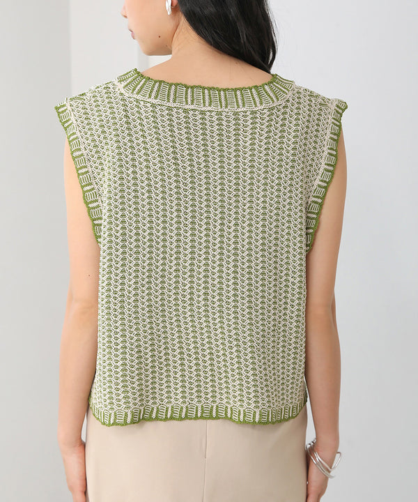 JACQUARD SUMMER TOPS