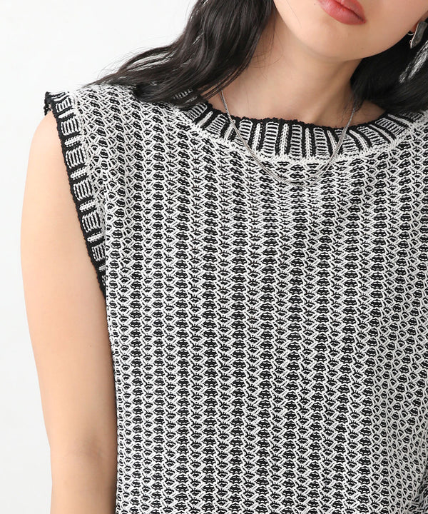 JACQUARD SUMMER TOPS