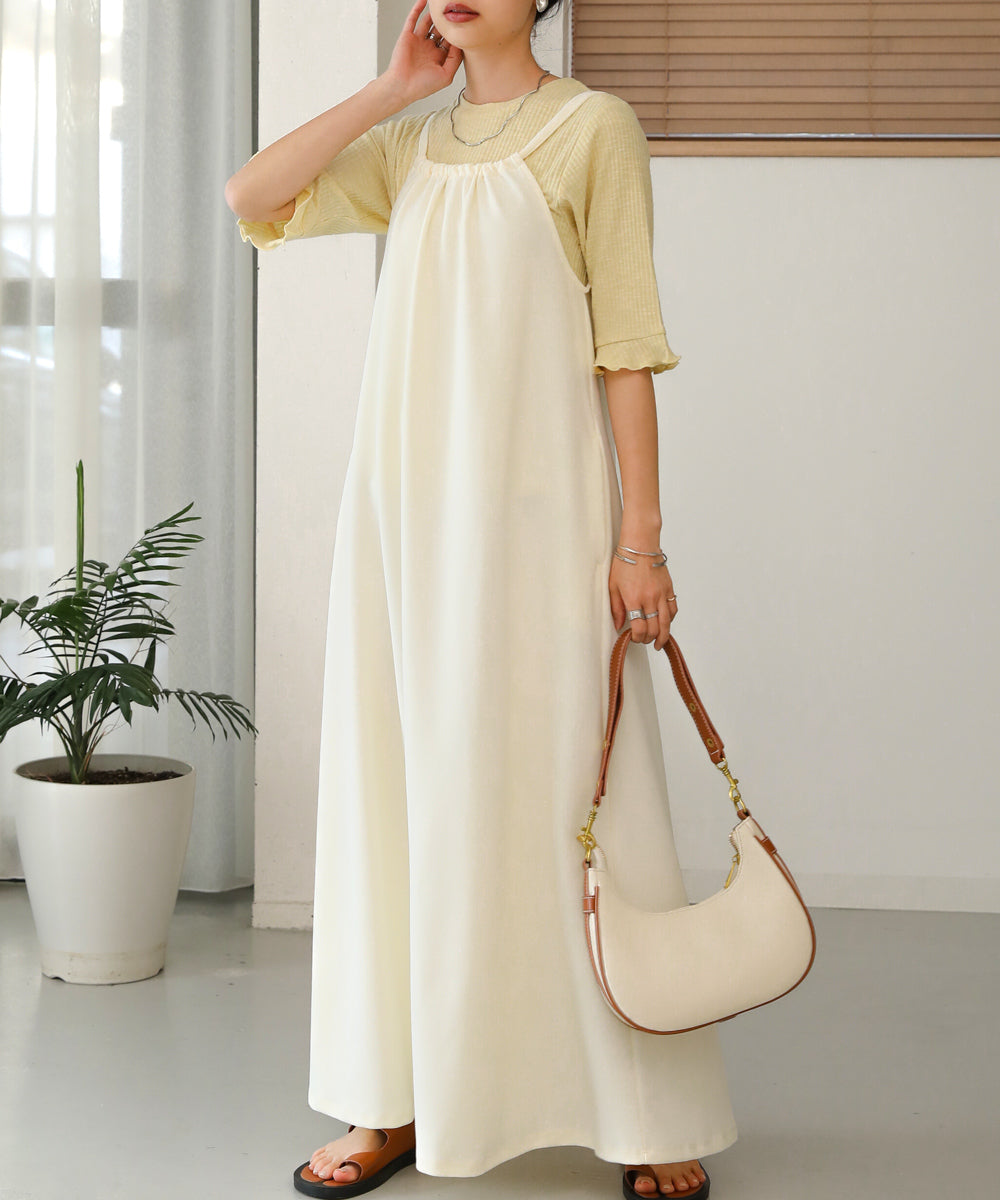 PUNCH HALTER NECK CAMISOLE ONEPIECE