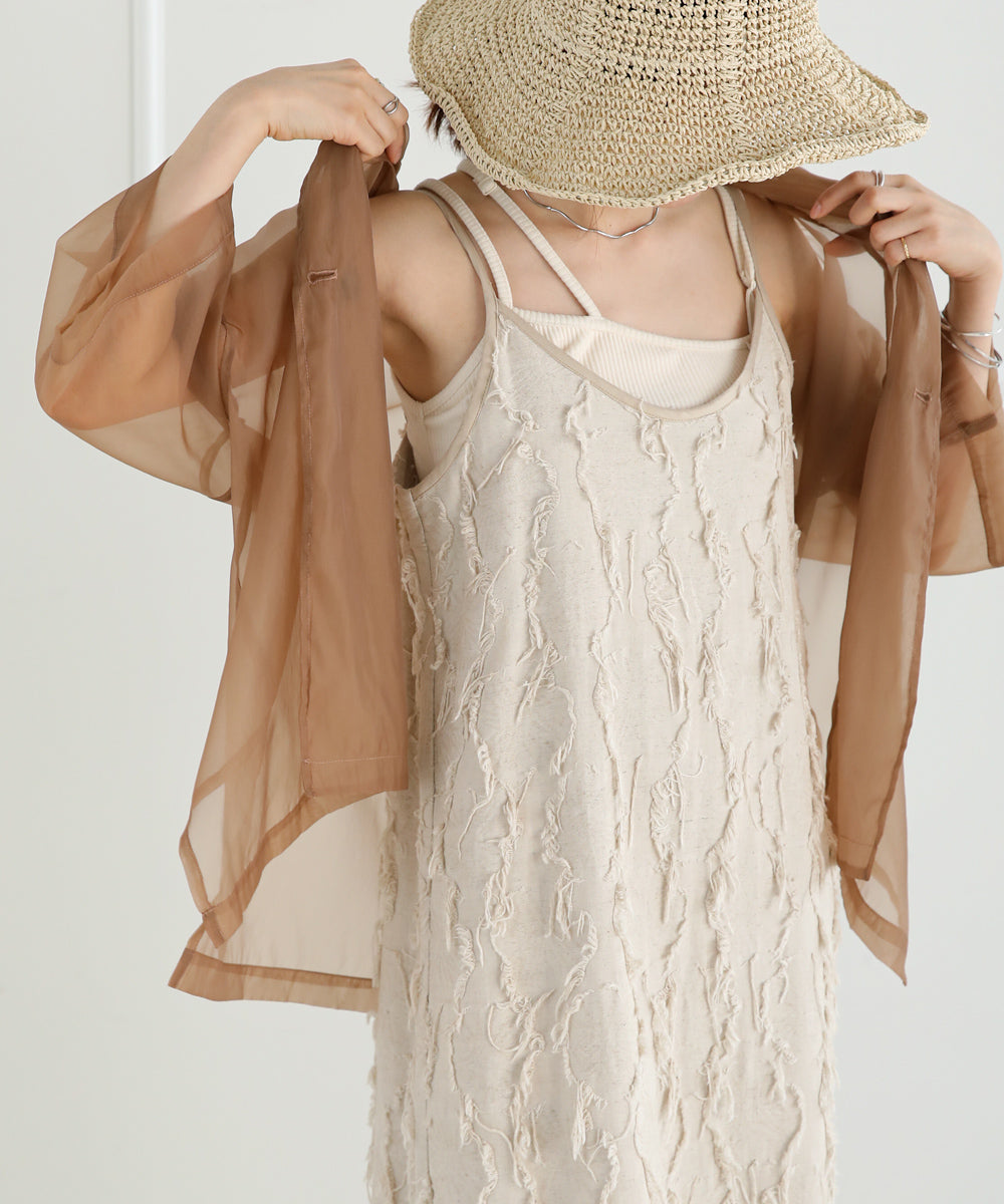 SHAGGY JACQUARD ONEPIECE