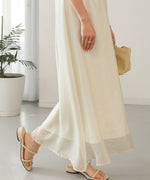 SHEER LAYERED FLARED SKIRT