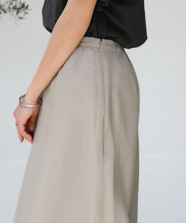 SHEER LAYERED FLARED SKIRT