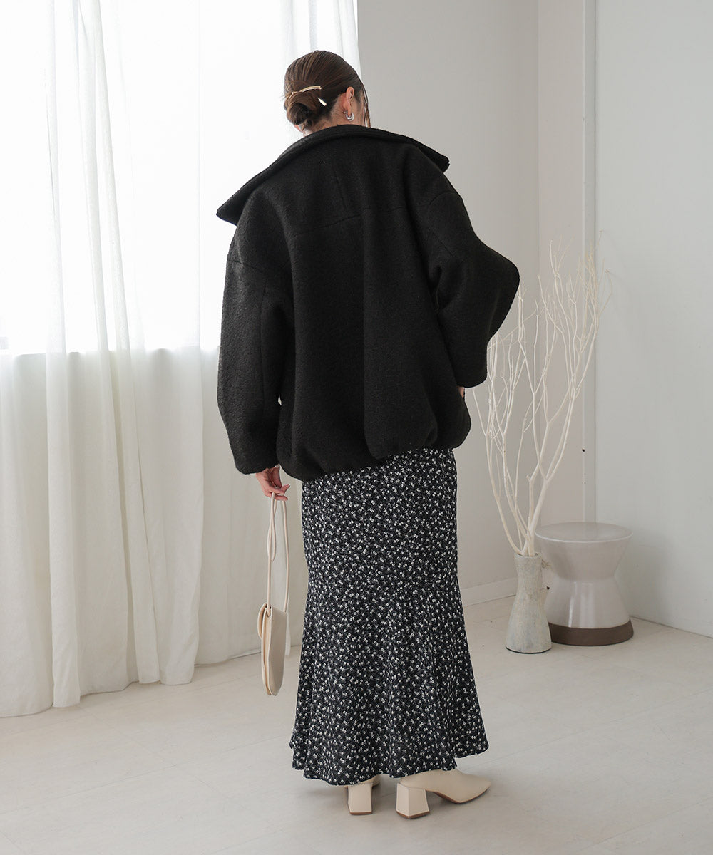 BOUCLE OVERSIZE COAT – Bab