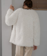POODLE BOA CARDIGAN