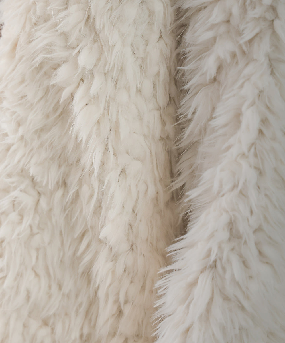 POODLE BOA CARDIGAN