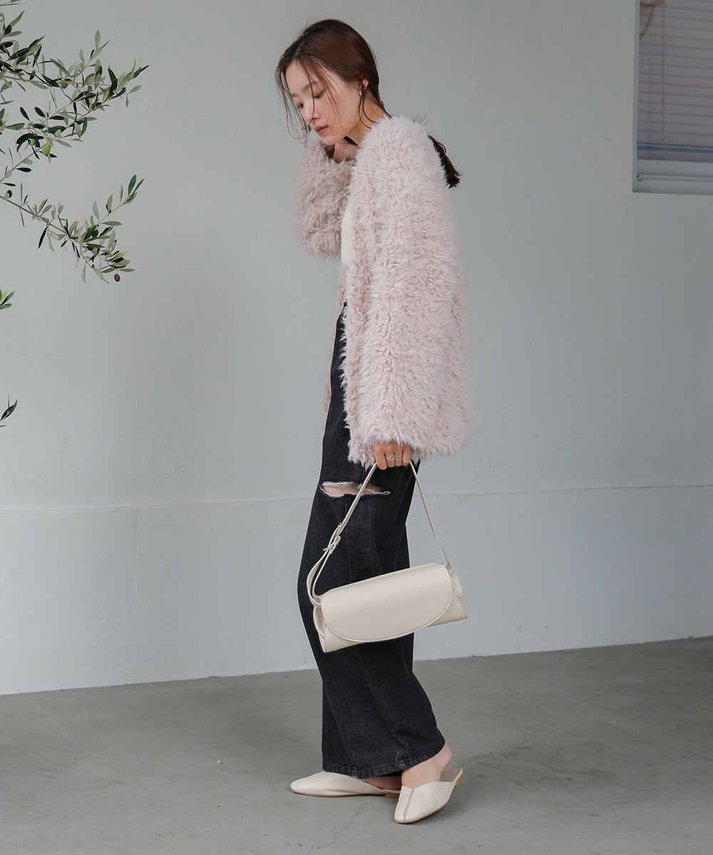 POODLE BOA CARDIGAN