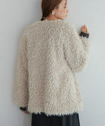 POODLE BOA CARDIGAN