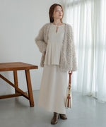 POODLE BOA CARDIGAN