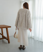 POODLE BOA CARDIGAN