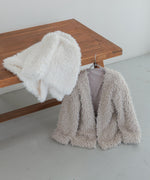 POODLE BOA CARDIGAN