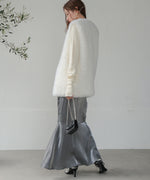 LONG POODLE ECO FUR VEST