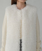 LONG POODLE ECO FUR VEST